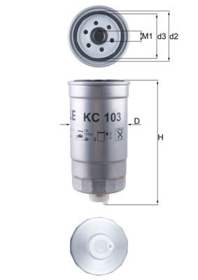 Fuel filter knecht - fuel,