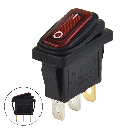 Kcd3 3pin rocker - kcd3,