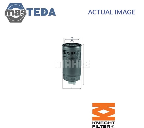 103 engine fuel filter - kc,