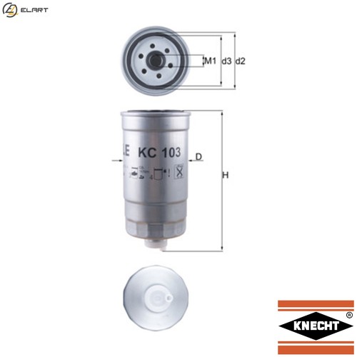 Fuel filter 103 - kc,