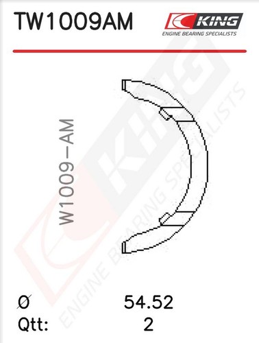 King tw1009am crankshaft - king,