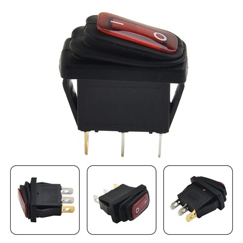 Kcd3 3pin rocker button - kcd3, button-switch