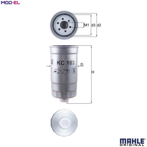Fuel filter 103 for alfa - kc,